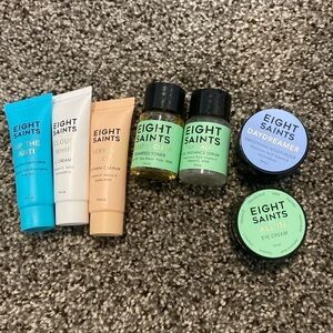 eight saints skincare travel set